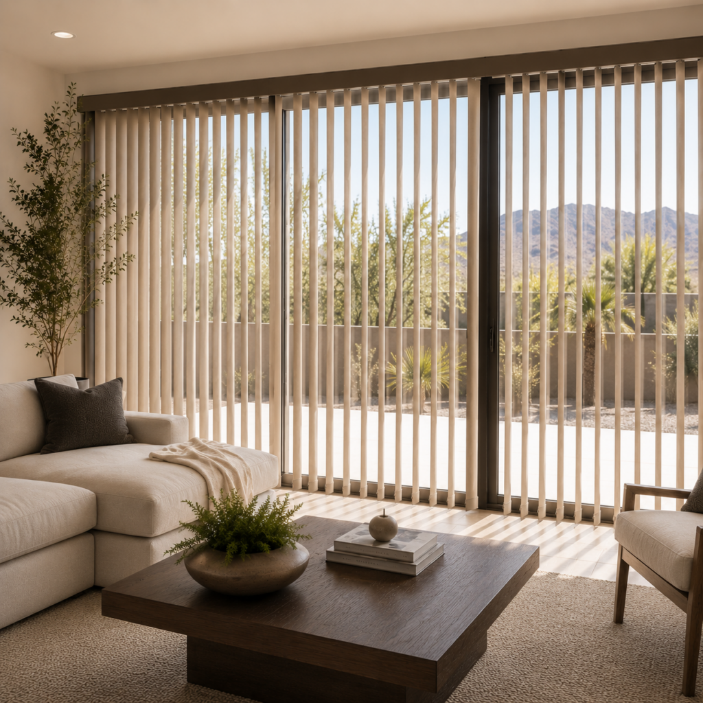 Living Room – Vertical Shades