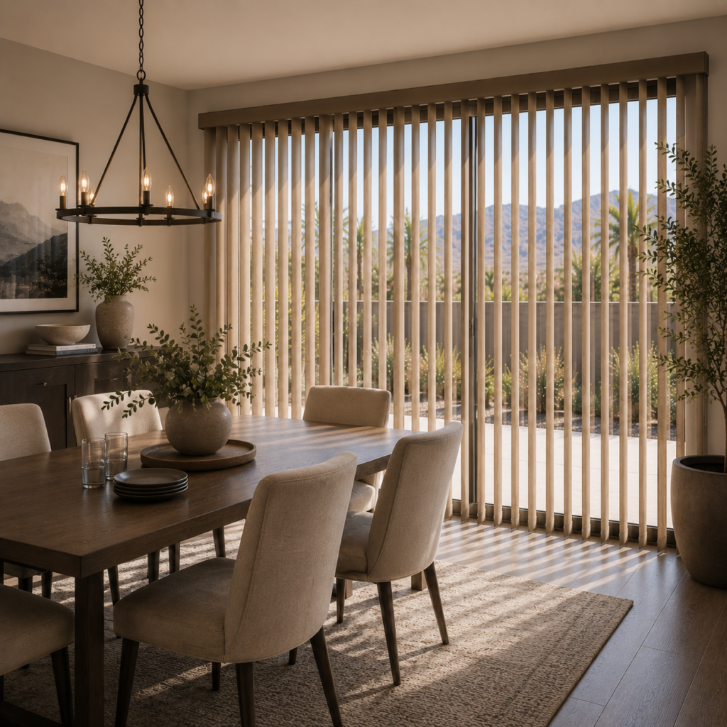 Dining Areas – Vertical Shades